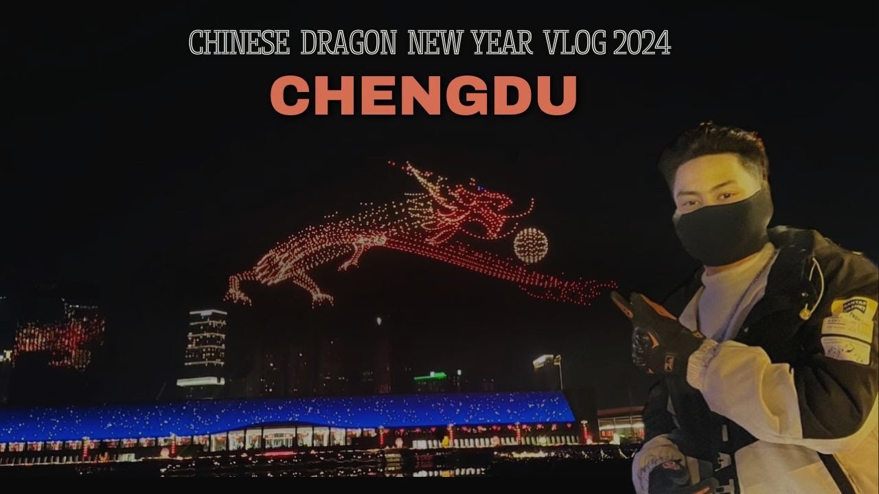 China new year drone show